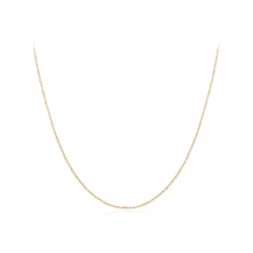 18K Solid Gold O Chain KA00010