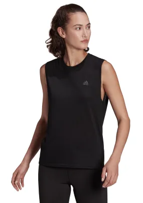 Adidas Womens Adi Run Icons Running Tank <BR> HE3347