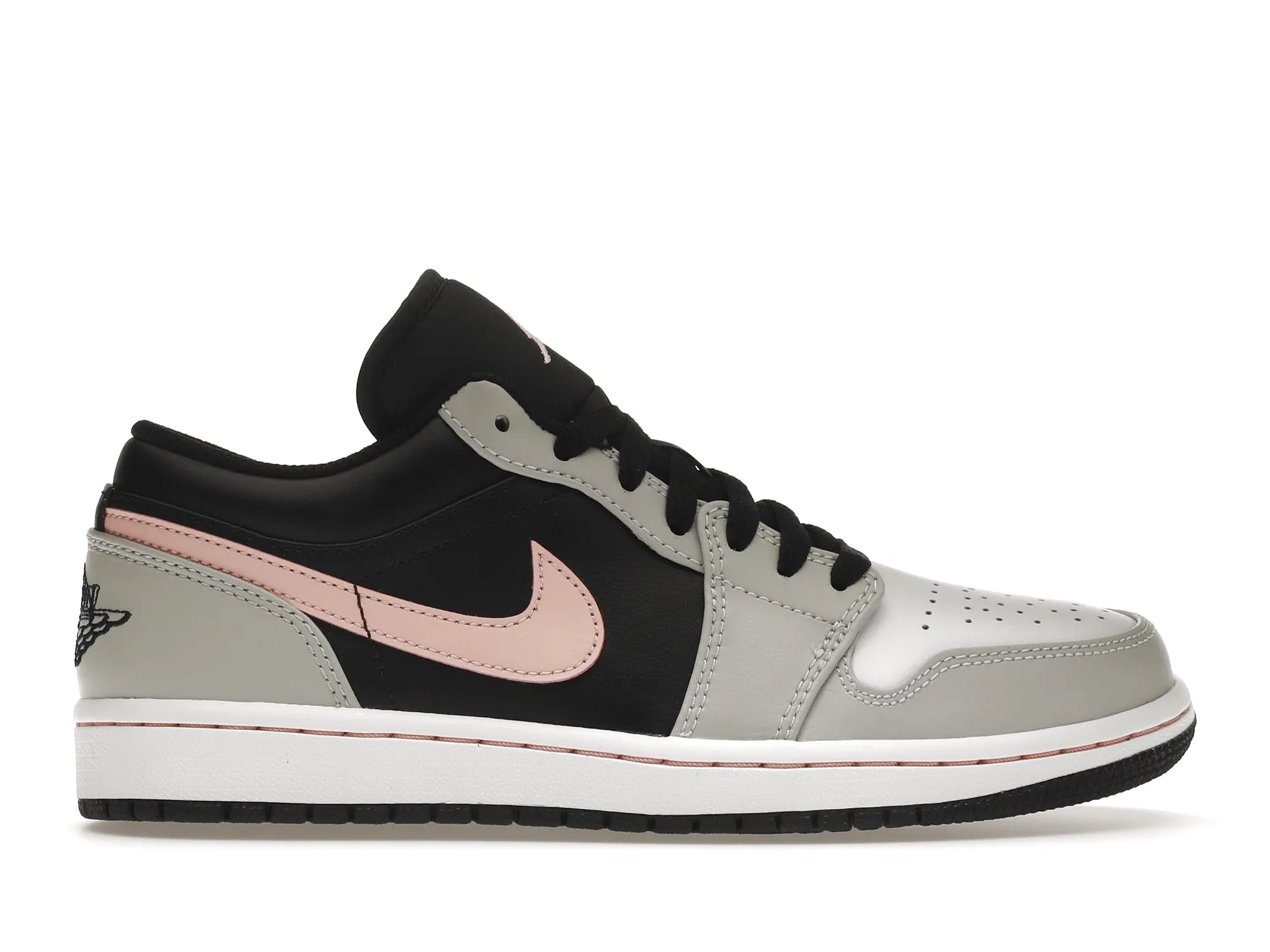 Air Jordan 1 Low Black Grey Pink