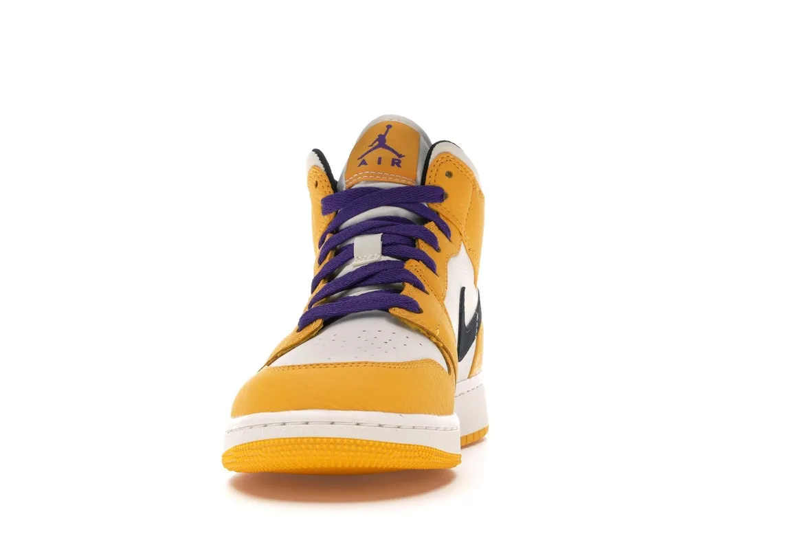 Air Jordan 1 Mid SE Lakers (GS)