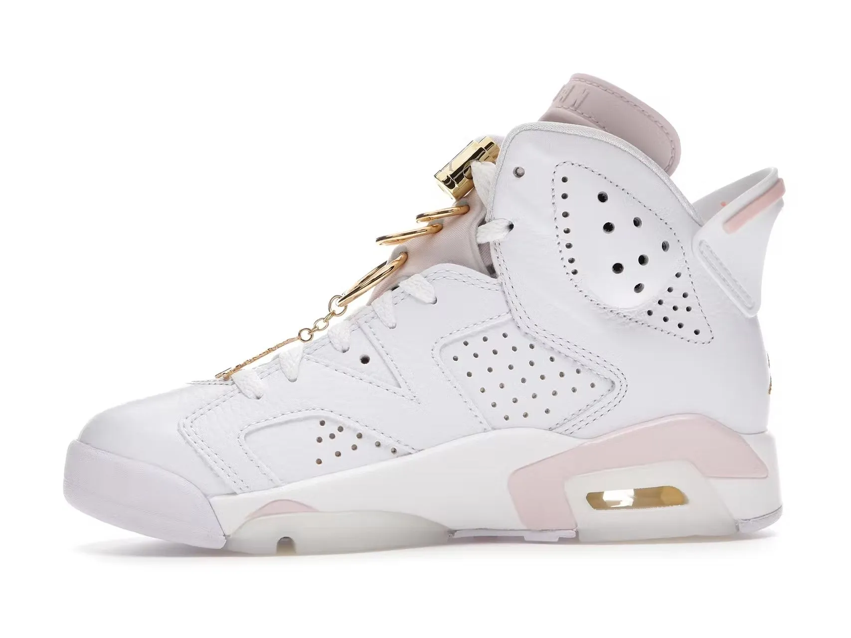 Air Jordan Retro 6 Gold Hoops (W)