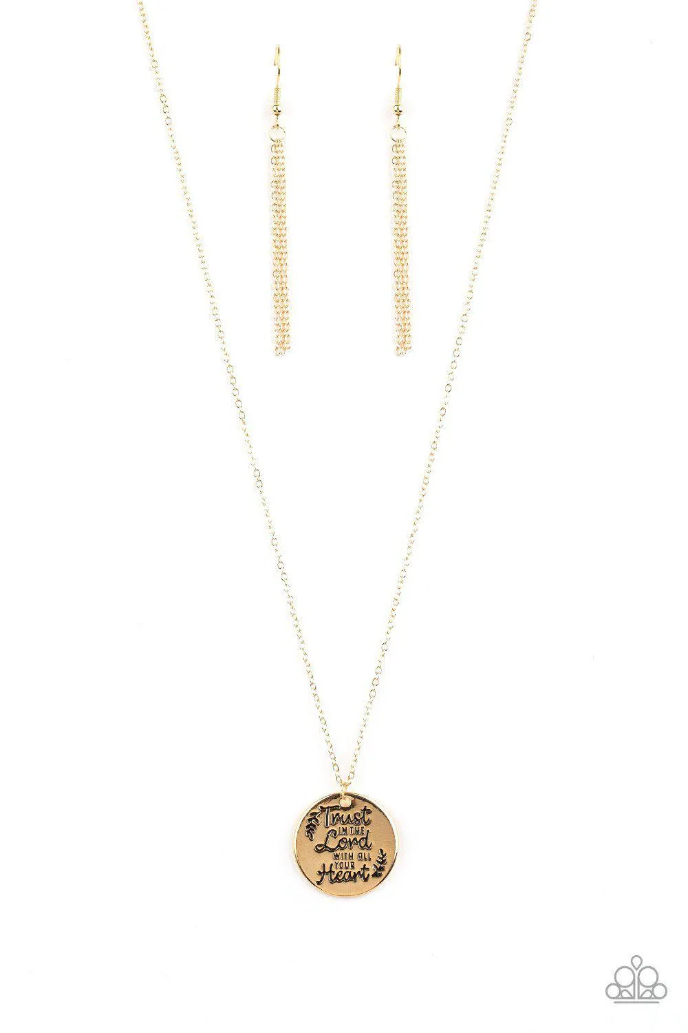 All You Need Is Trust Gold Necklace - Paparazzi Accessories