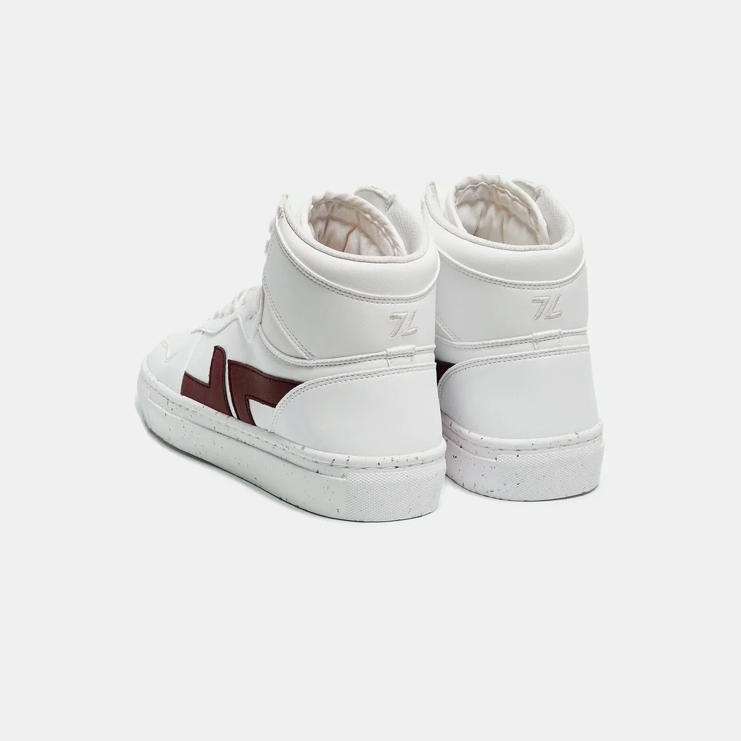 Alta Unisex High Top Vegan Sneakers | Burgundy