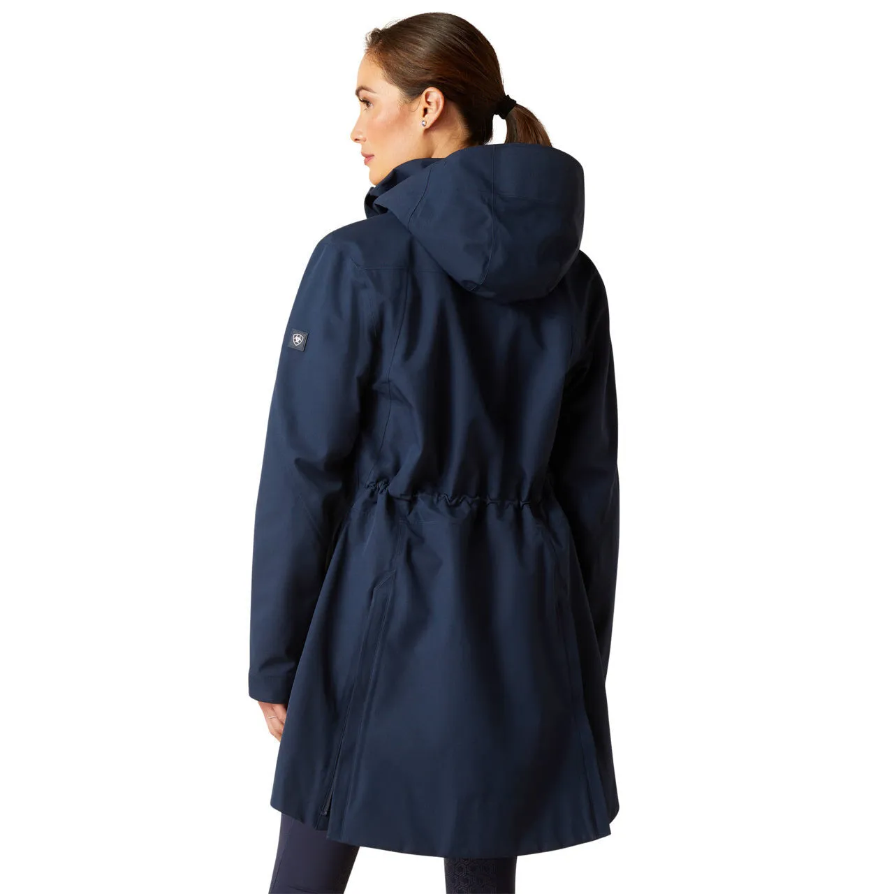 Ariat Ladies Coastal Long H20 Parka Navy Eclipse