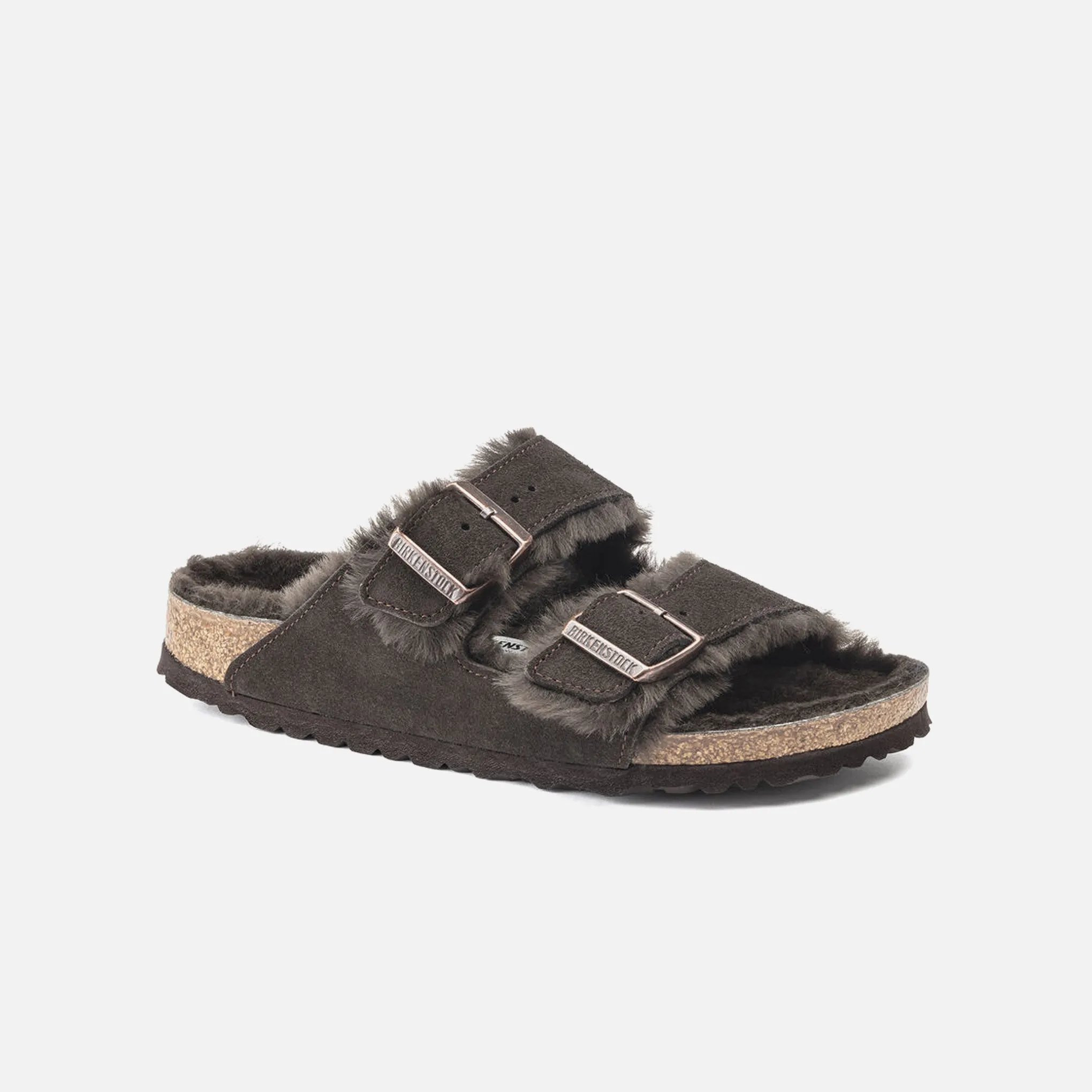 Arizona Shearling Suede Leather - Mocca