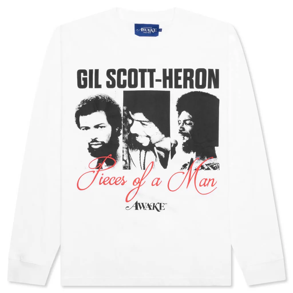 Awake NY x Gil Scott Heron L/S Tee - White