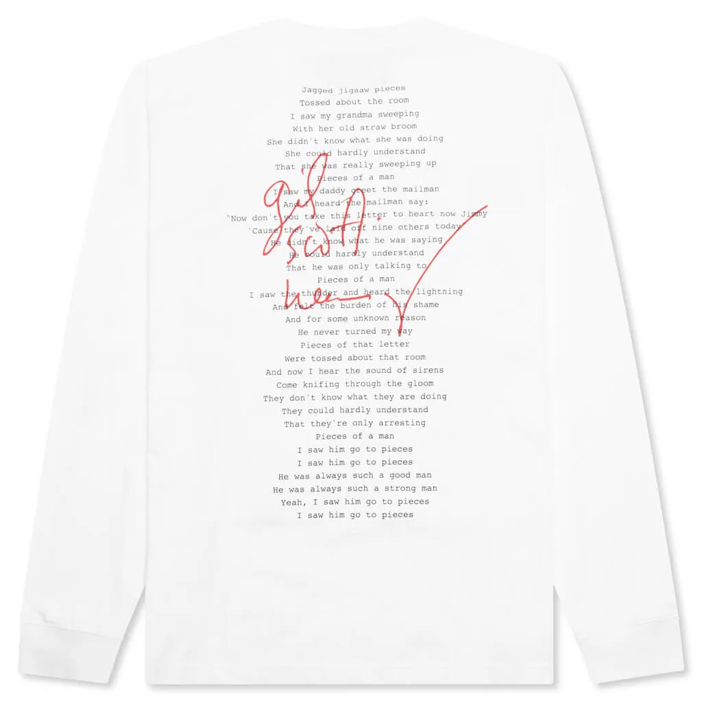 Awake NY x Gil Scott Heron L/S Tee - White