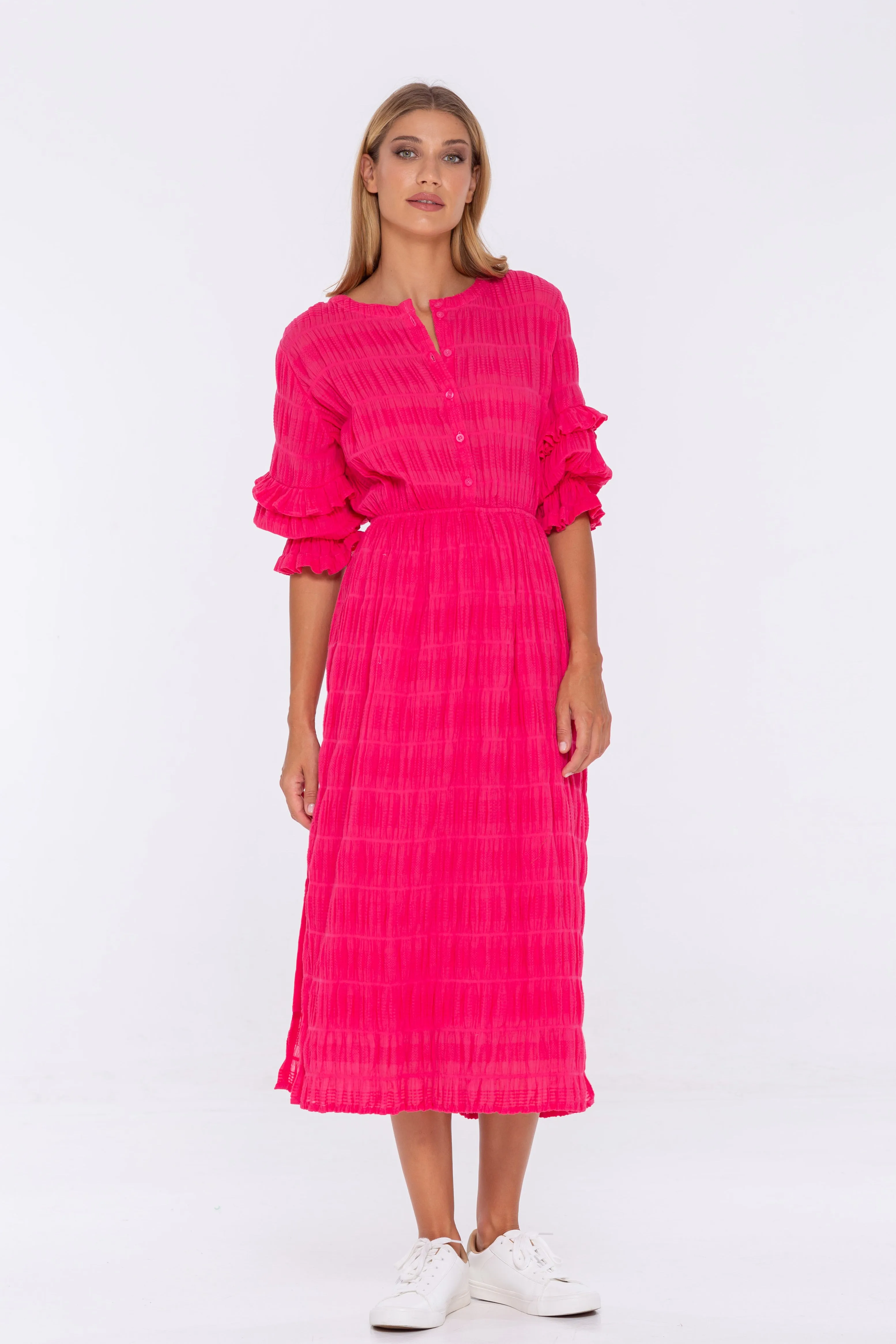 Aya Dress - Fuchsia Fun