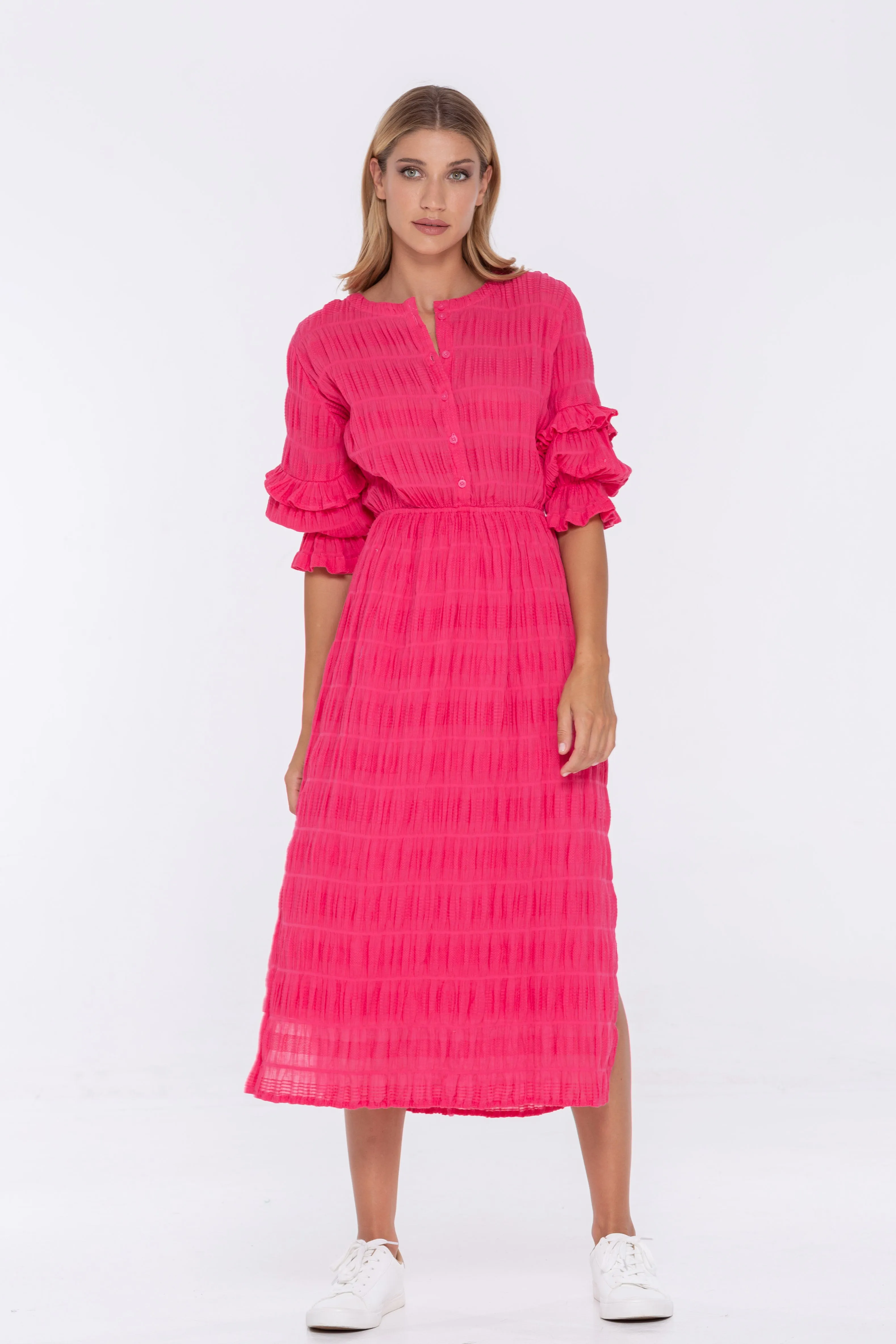 Aya Dress - Fuchsia Fun