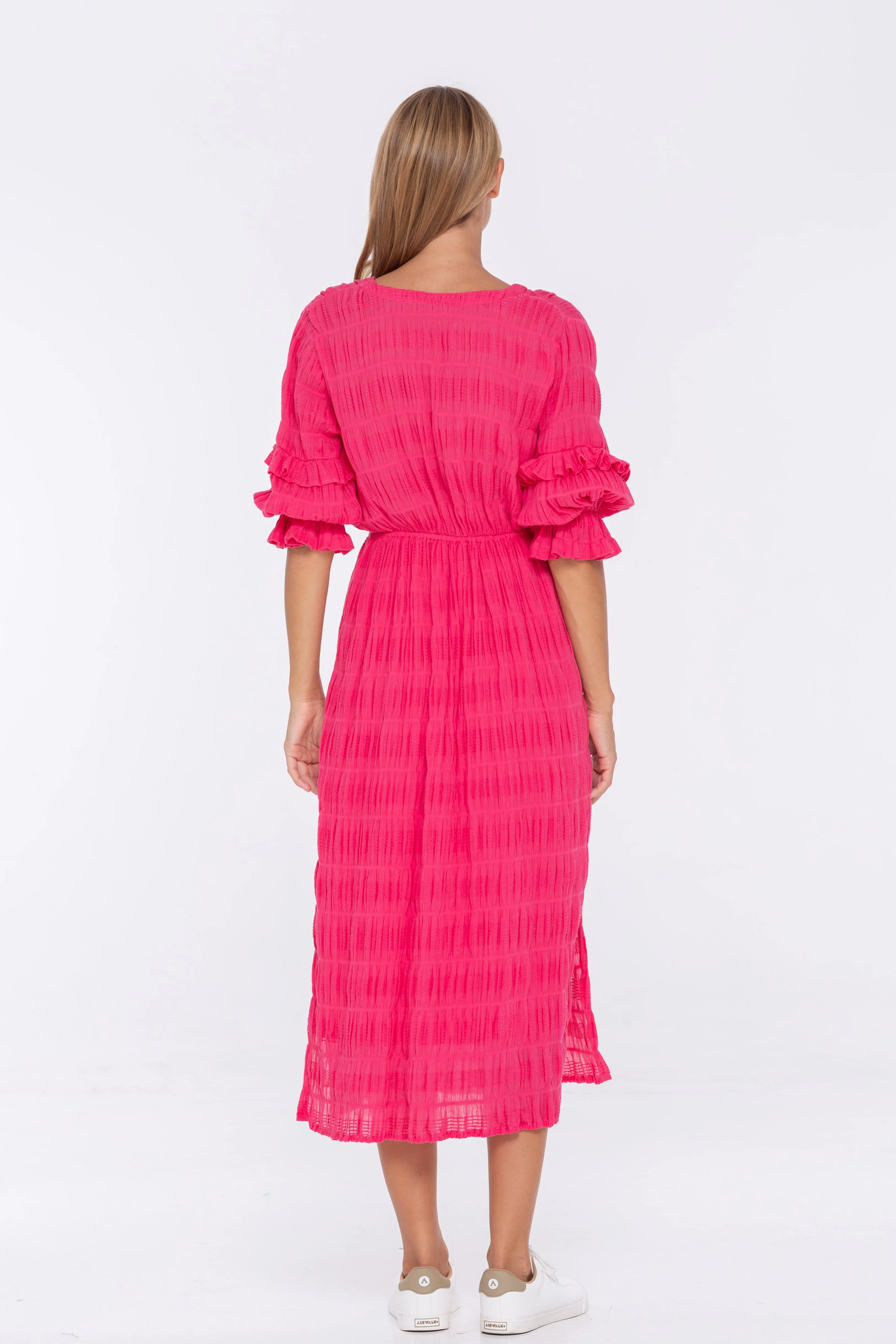 Aya Dress - Fuchsia Fun