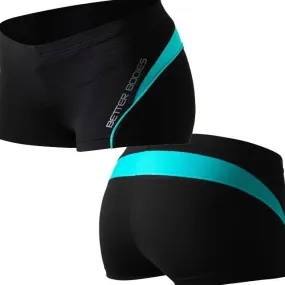 Better Bodies Cherry H. Hotpant - Black-Aqua