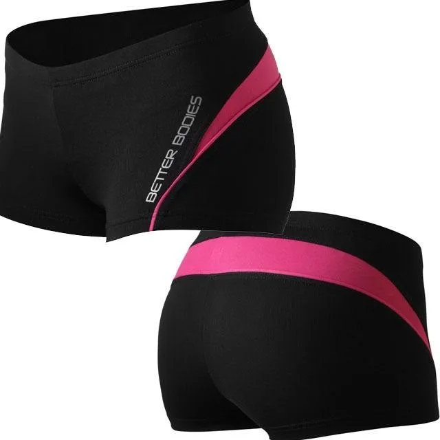 Better Bodies Cherry H. Hotpant - Black-Pink