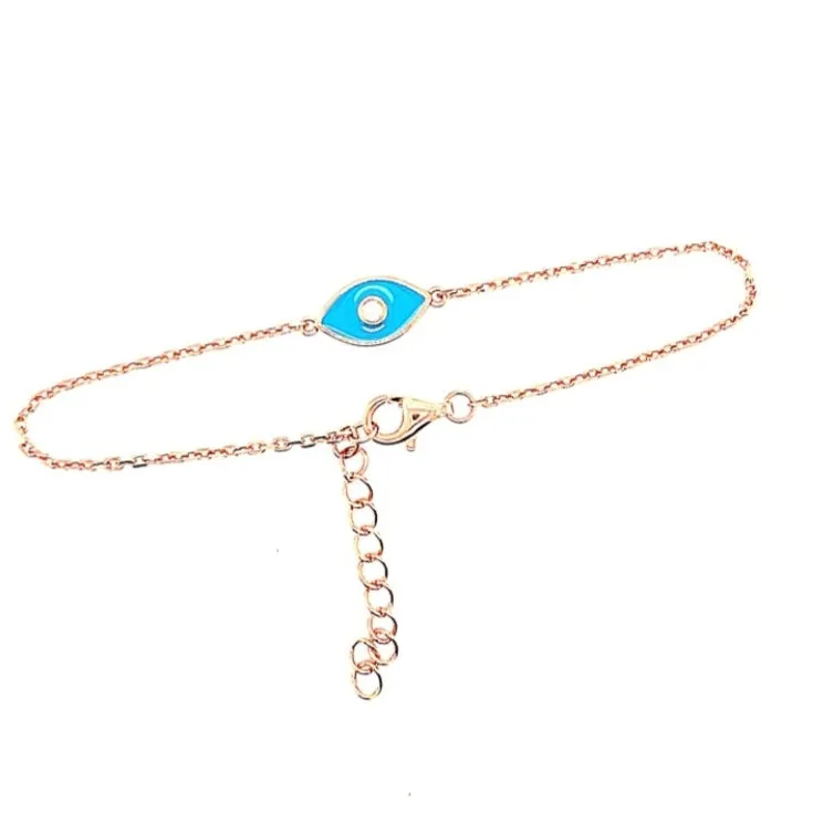 Bijoux blue evil eye bracelet Gold, Silver, Rose Gold