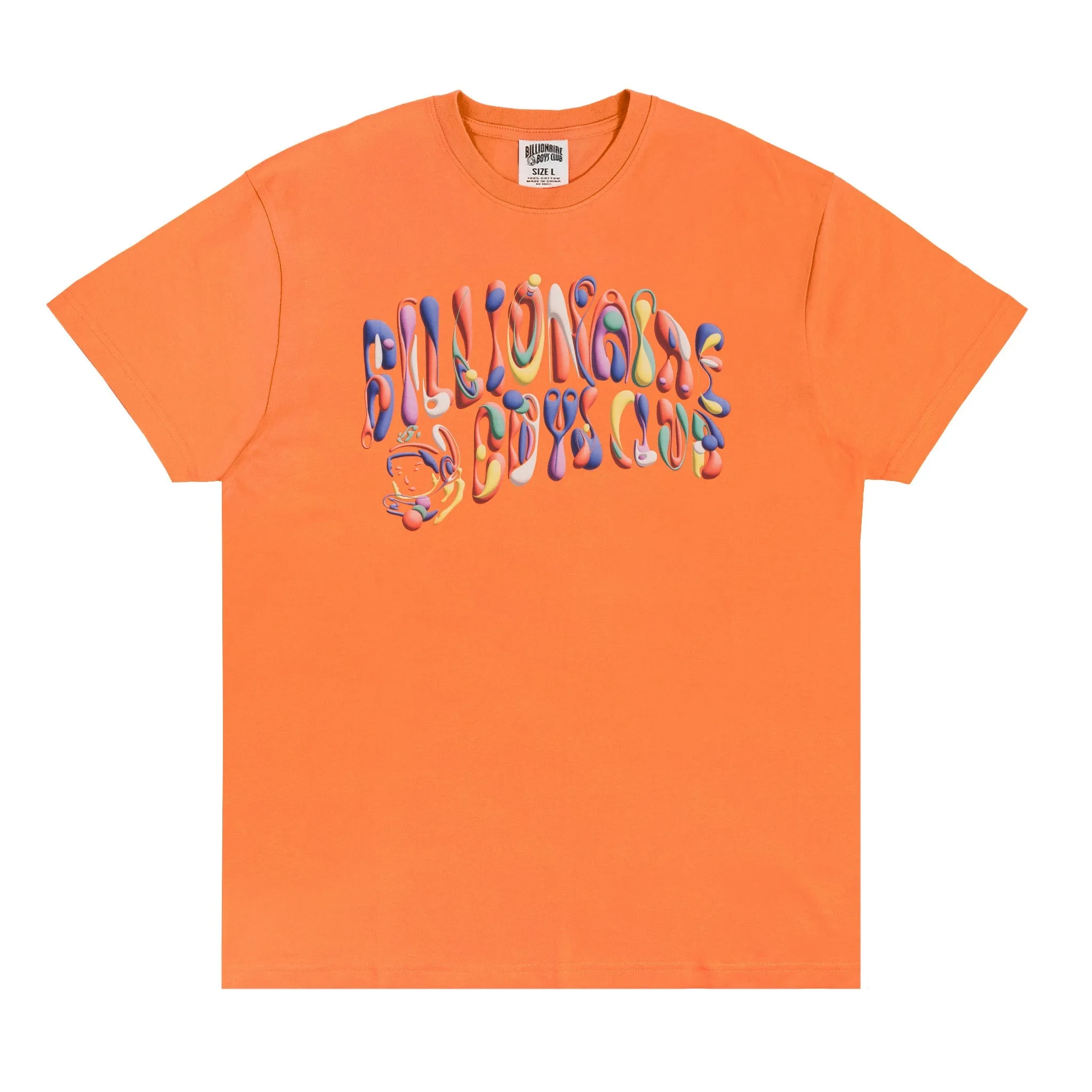 Billionaire Boys Club Clothing Men T-Shirt BB Billionairism Screen Printed Short Sleeve Crew Neck Tee