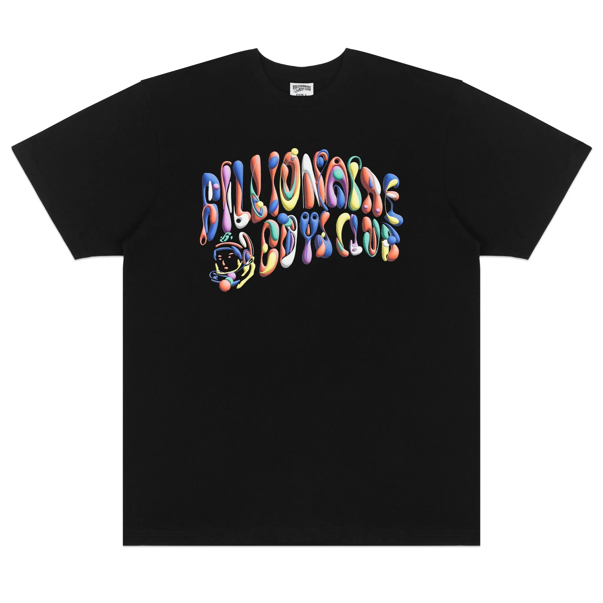 Billionaire Boys Club Clothing Men T-Shirt BB Billionairism Screen Printed Short Sleeve Crew Neck Tee