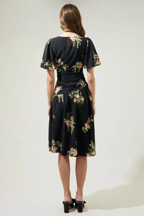 Blooming Midi Dress