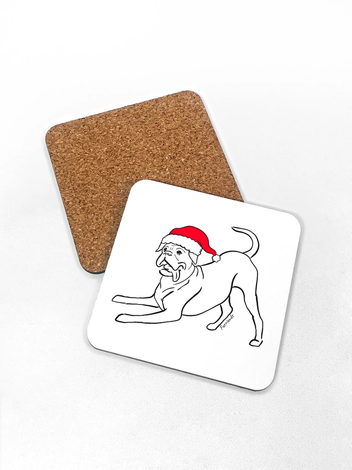 Boxer Christmas Edition Coaster