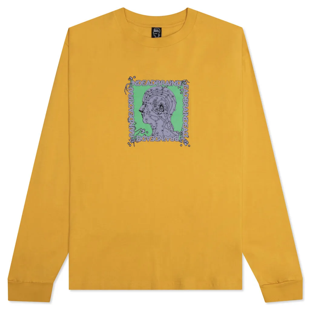 Brain Scanner L/S Tee - Mustard