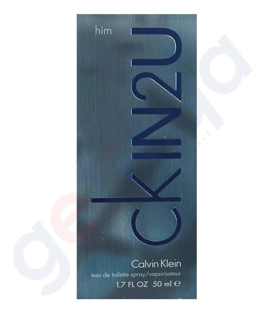 CALVIN KLEIN IN2U EDT 50ML FOR MEN