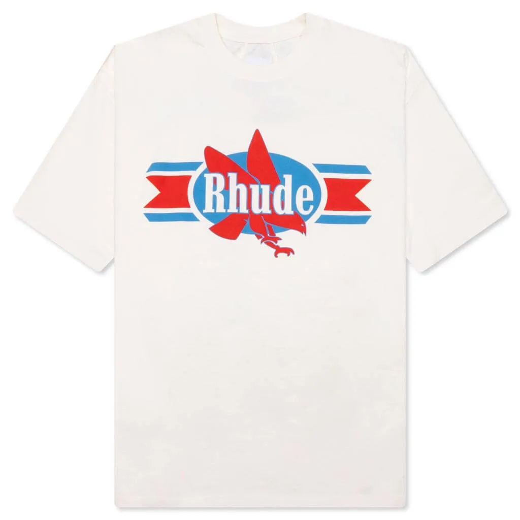 Chevron Eagle Tee - Vintage White