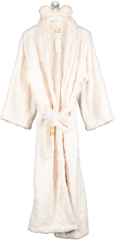 Chille Pink Snug Robe In Peony UK S/M