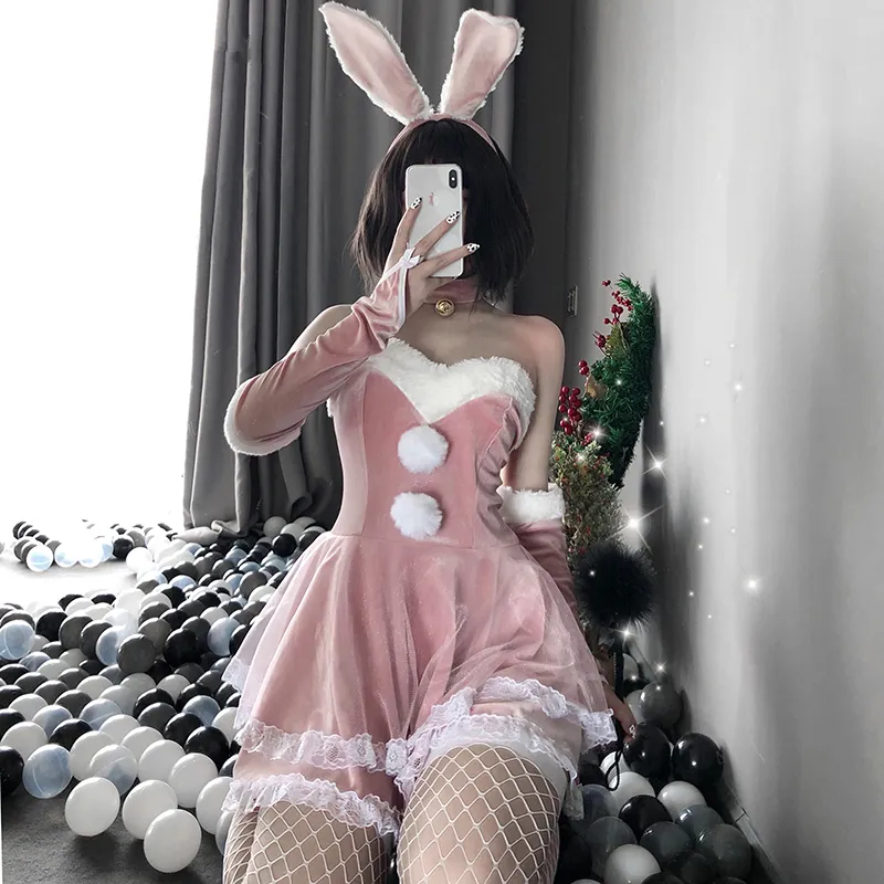 Christmas Bunny Girl Suit AD12553