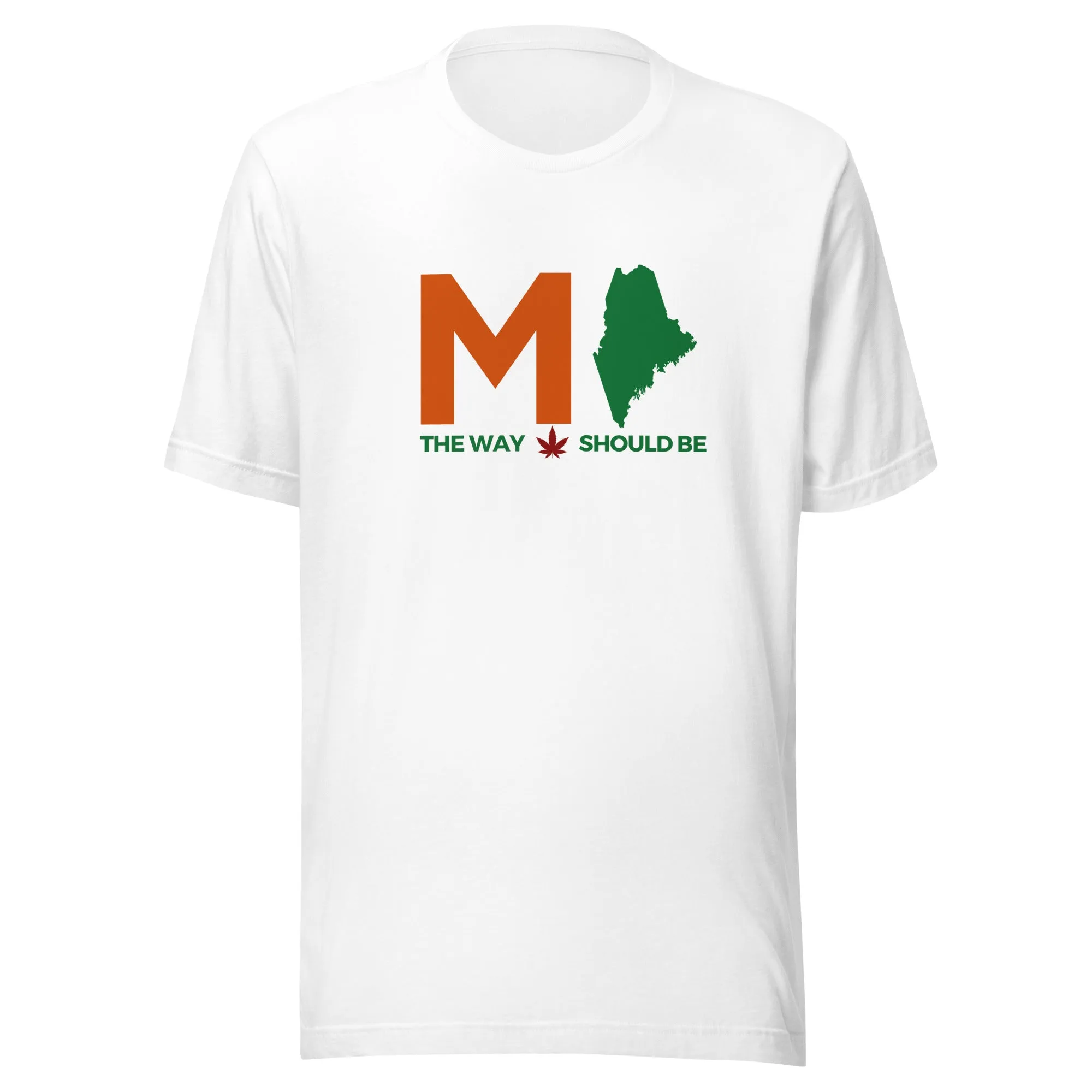 Coastal Maine Cannabis Inspired Unisex t-shirt