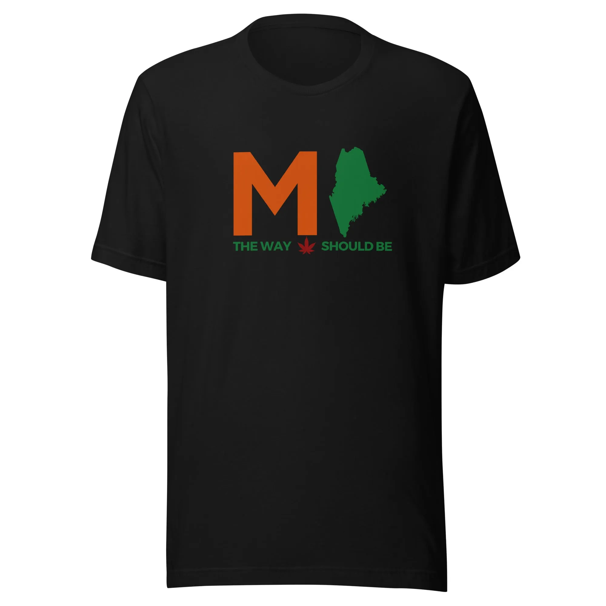 Coastal Maine Cannabis Inspired Unisex t-shirt