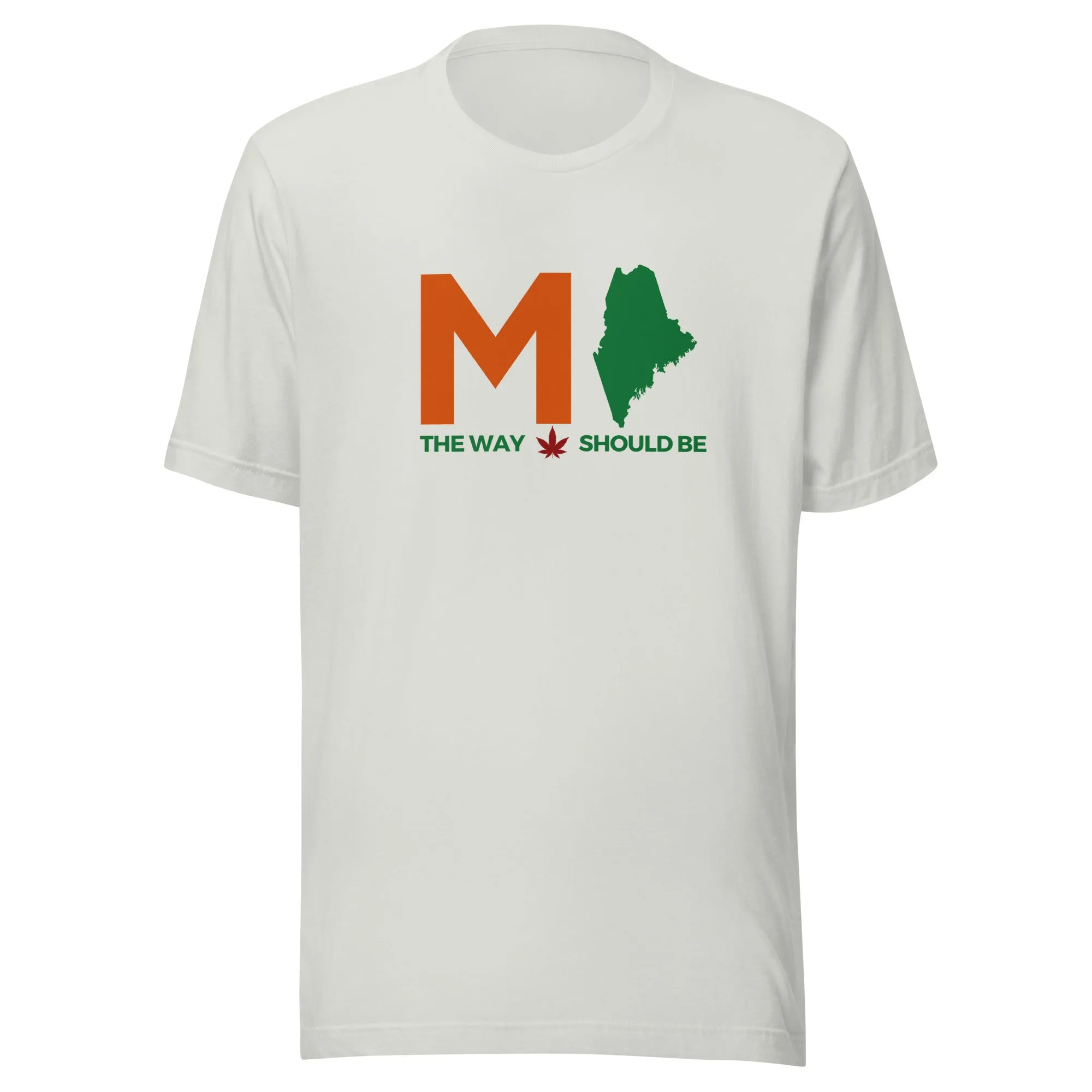 Coastal Maine Cannabis Inspired Unisex t-shirt