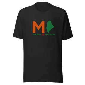 Coastal Maine Cannabis Inspired Unisex t-shirt