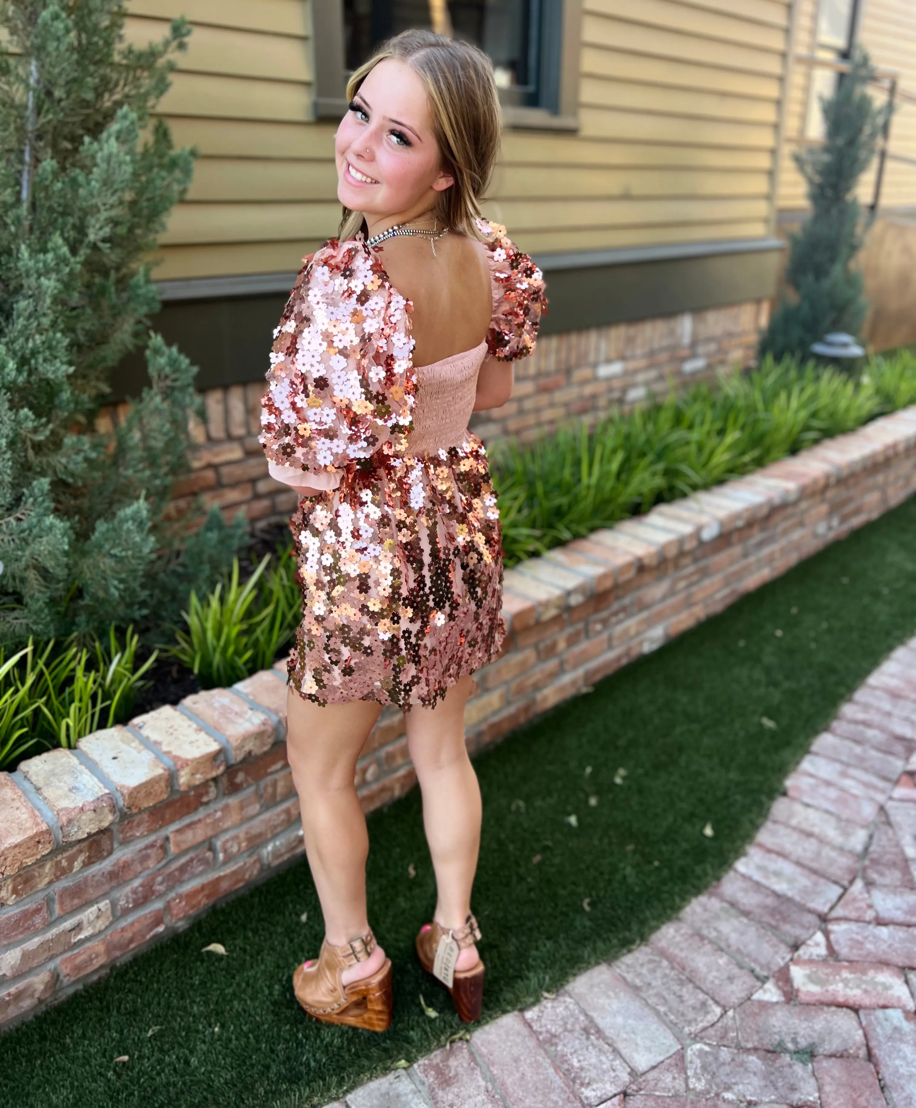 Colby Puff Sleeve Mini Dress