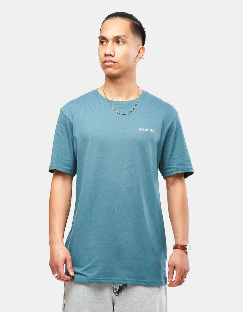 Columbia North Cascades T-Shirt - Cloudburst/CSC Box Logo