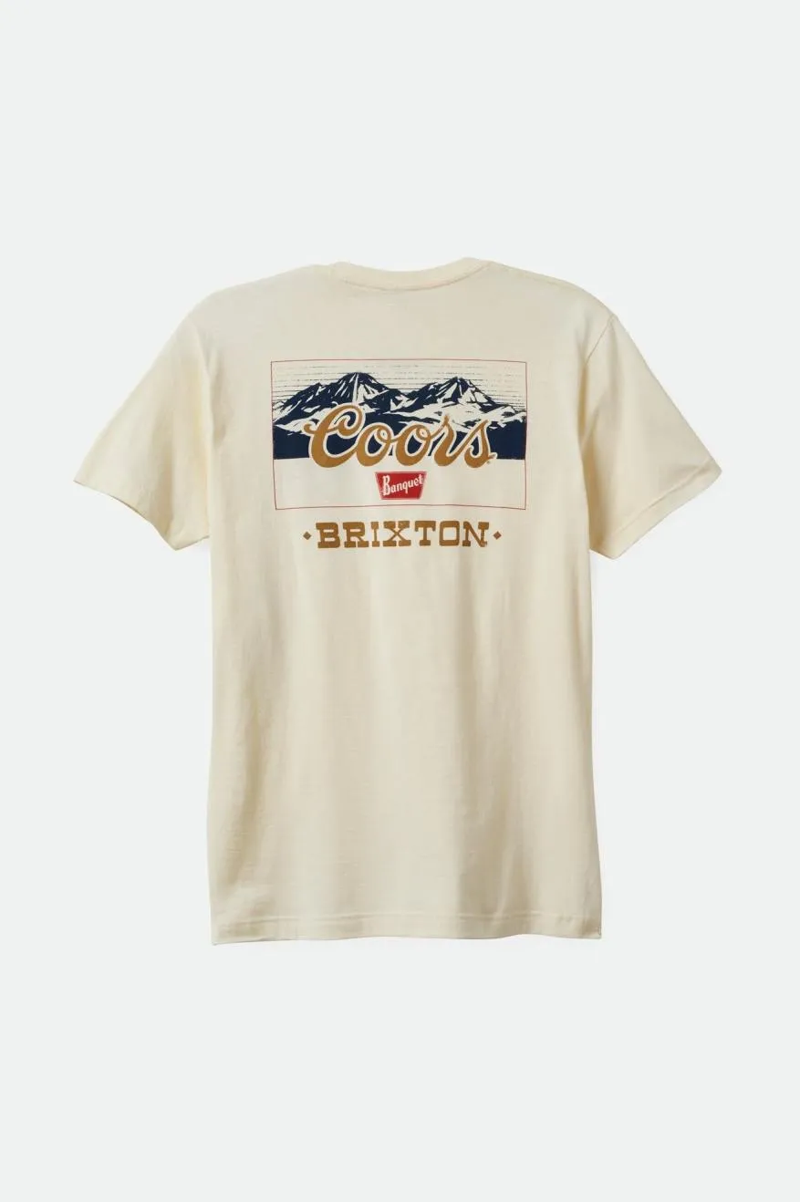 Coors Mirror S/S Standard Tee - Natural