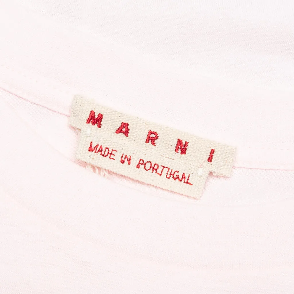 Cotton T-Shirt With Logo - Light Pink