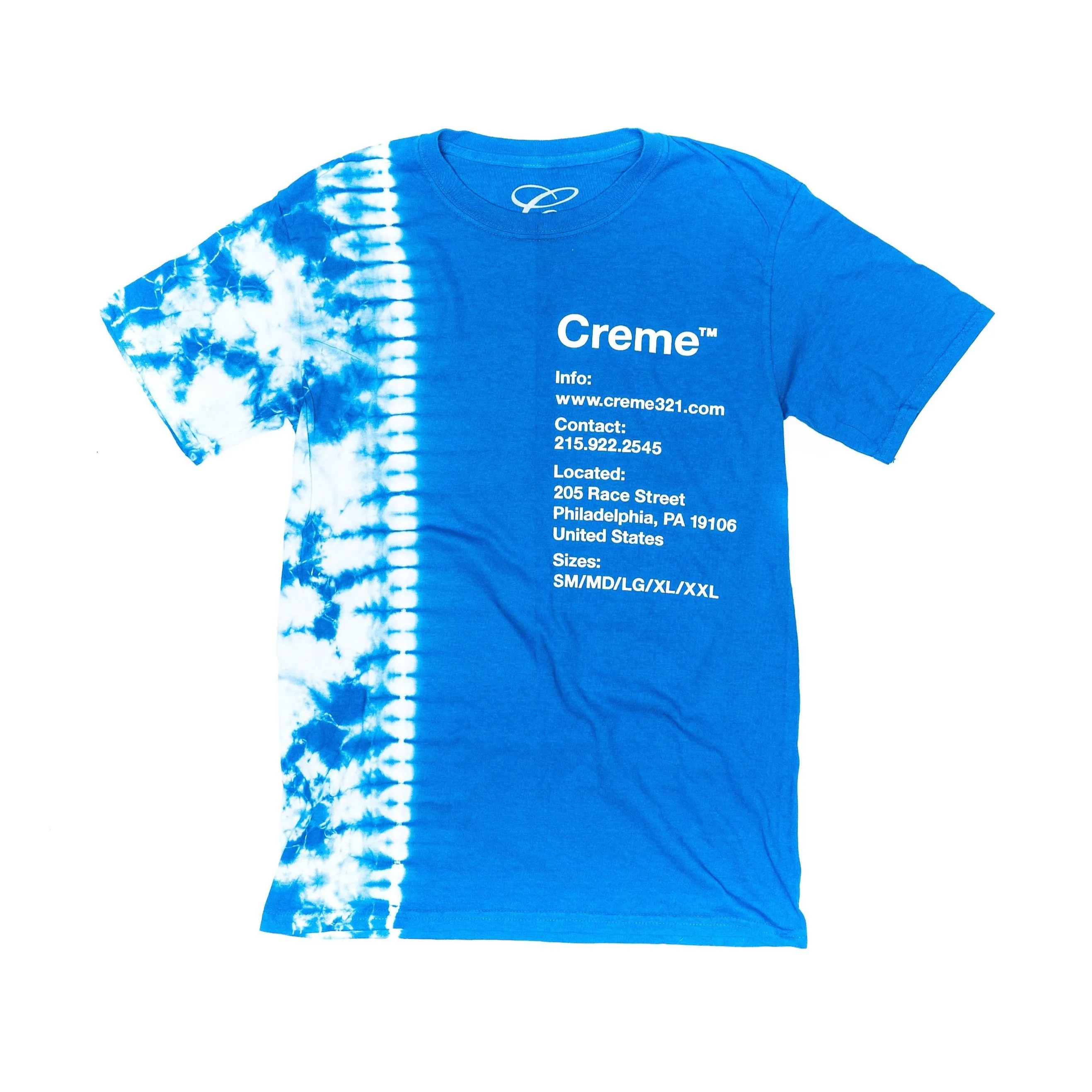 CREME PA INFO X-RAY TEE - ROYAL BLUE