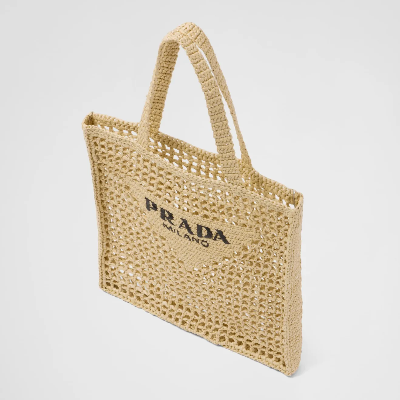 CROCHET TOTE BAG - NATURAL