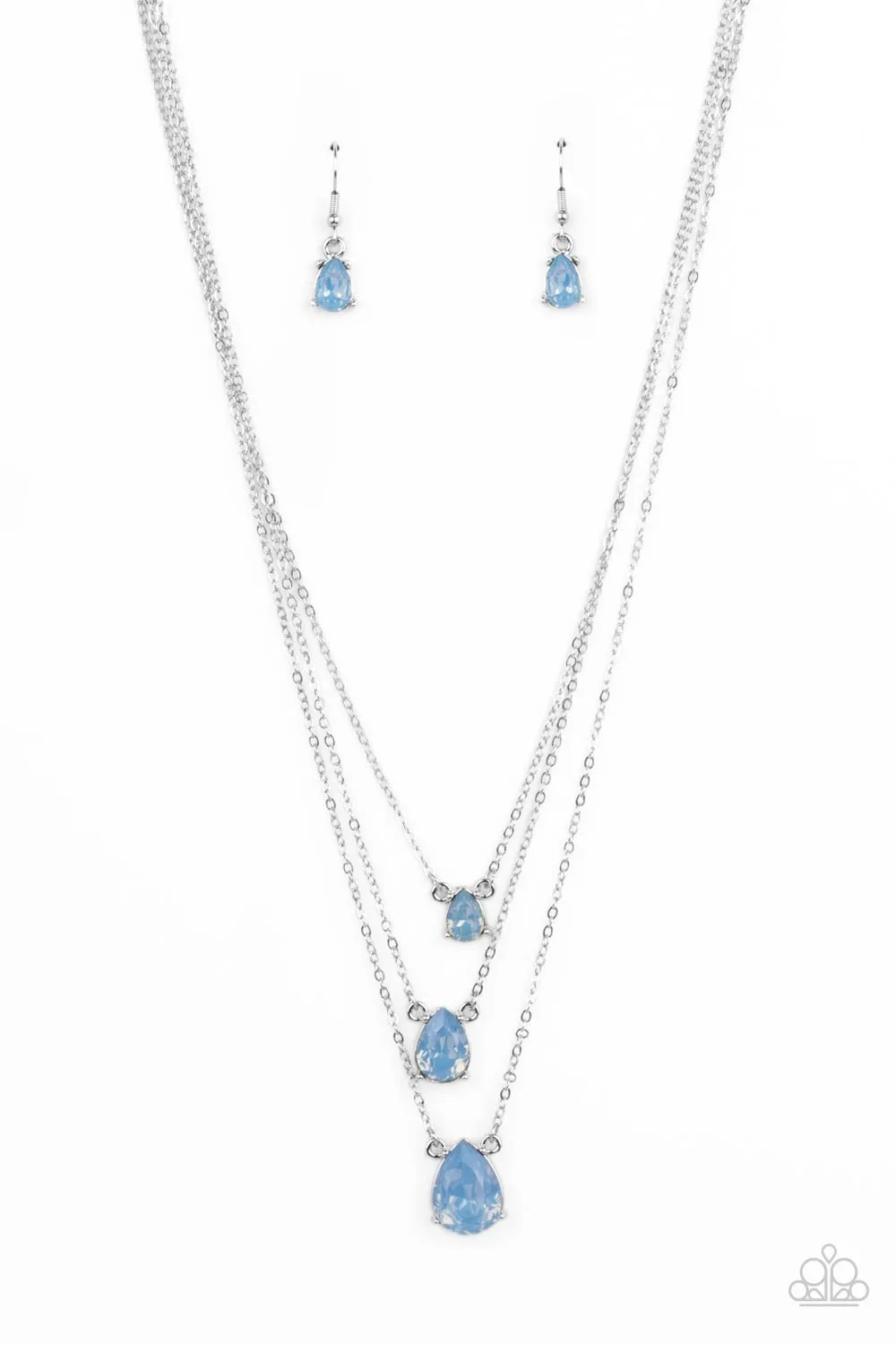 Dewy Drizzle - Blue Necklace