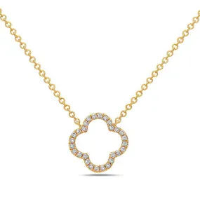 Diamond Clover Pendant