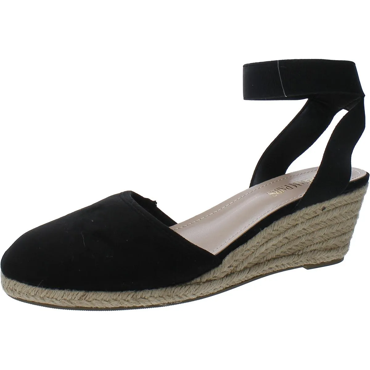 Dream Pairs Womens Amanda Faux Suede Espadrille Wedge Heels