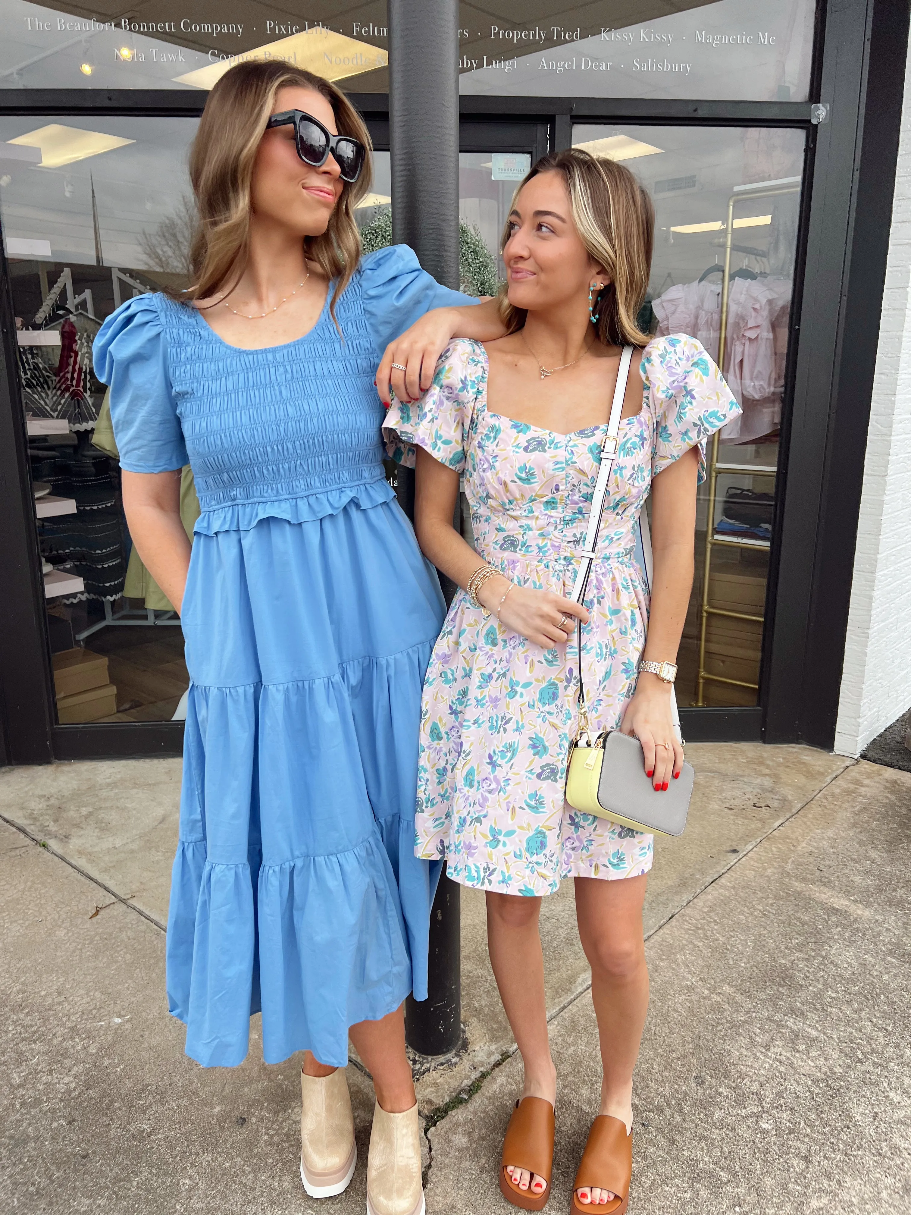 Dust It Off Smocked Midi Dress