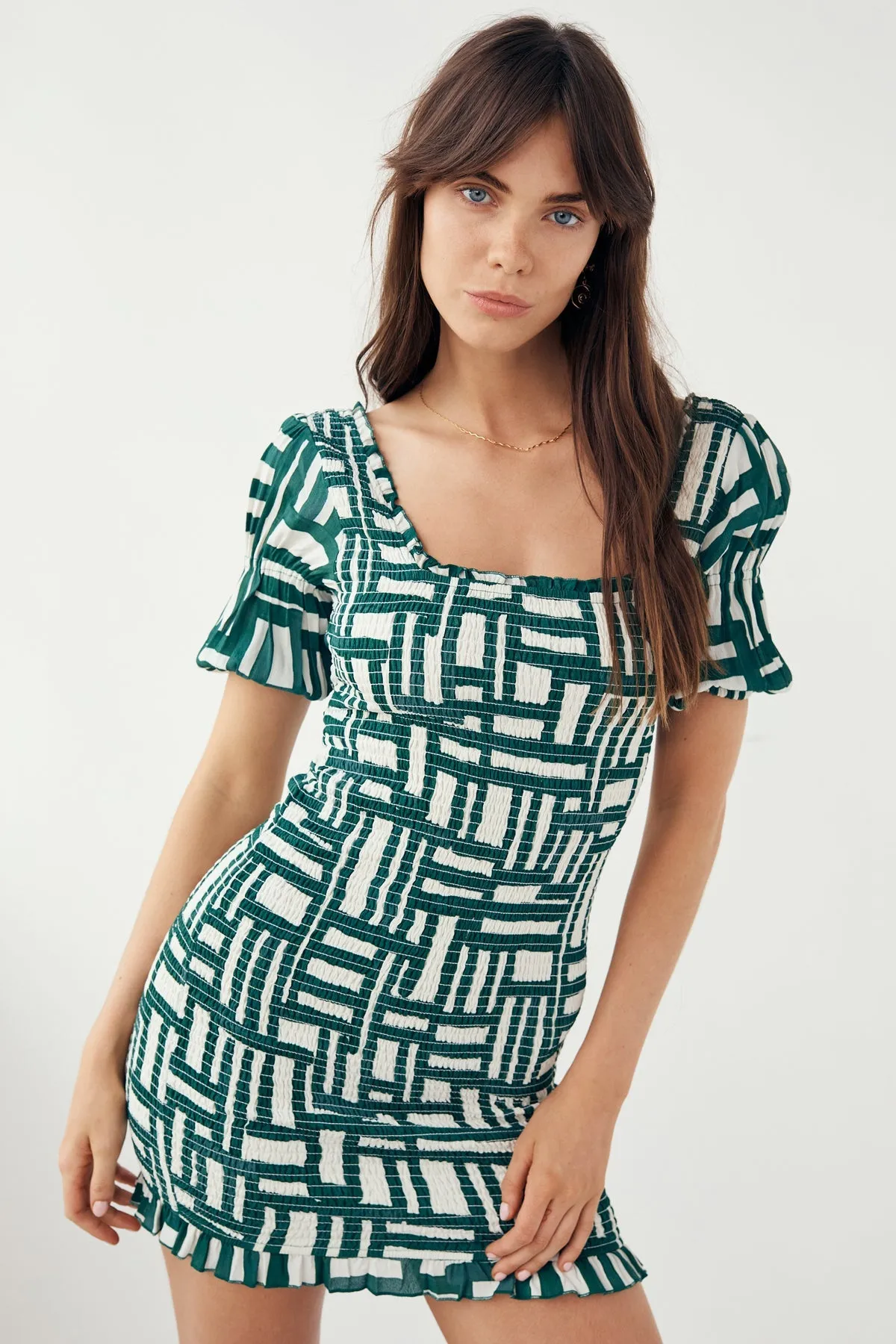 Elia Mini Dress | Painted Check