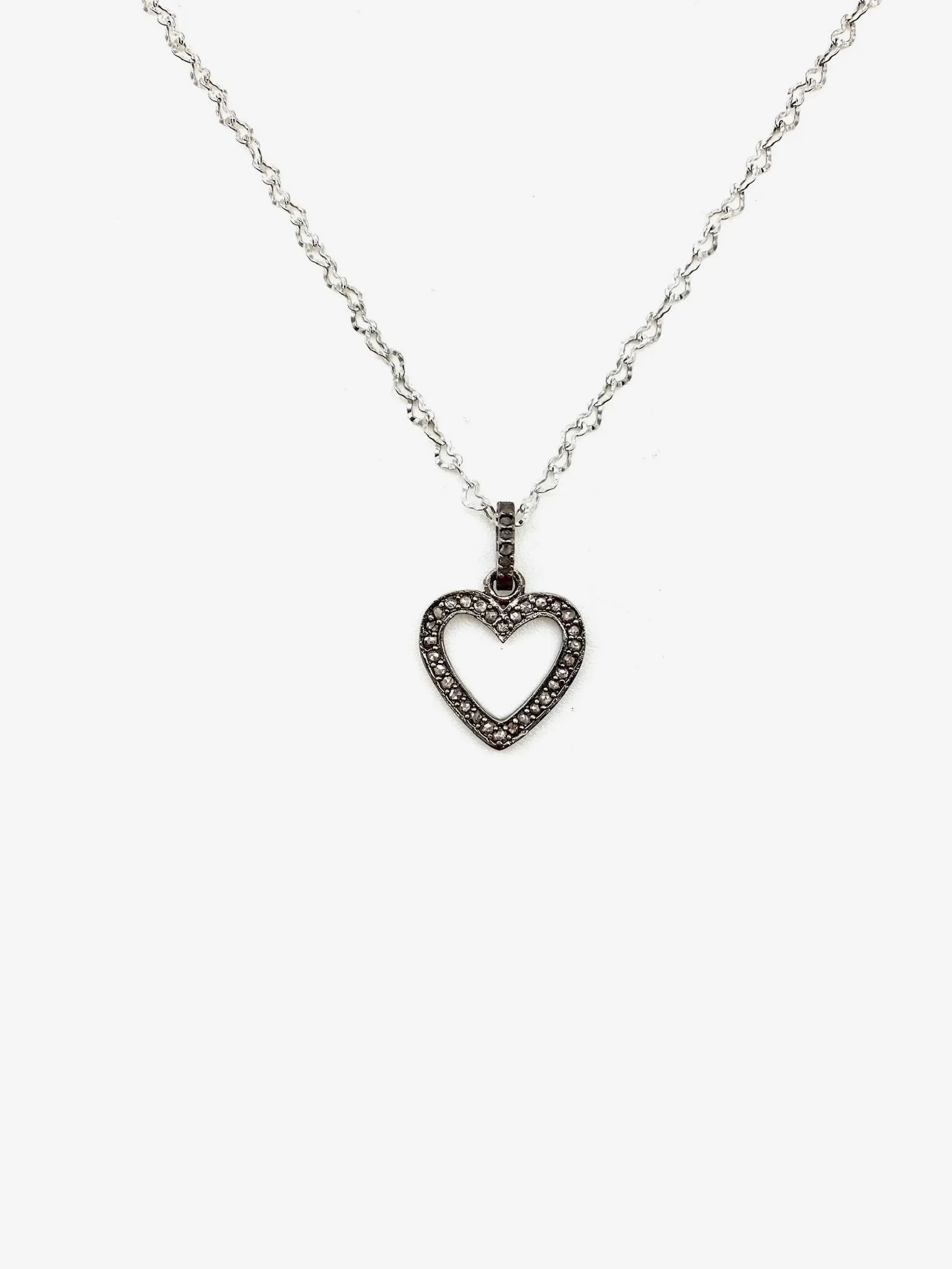 Ethel Diamond Heart Necklace