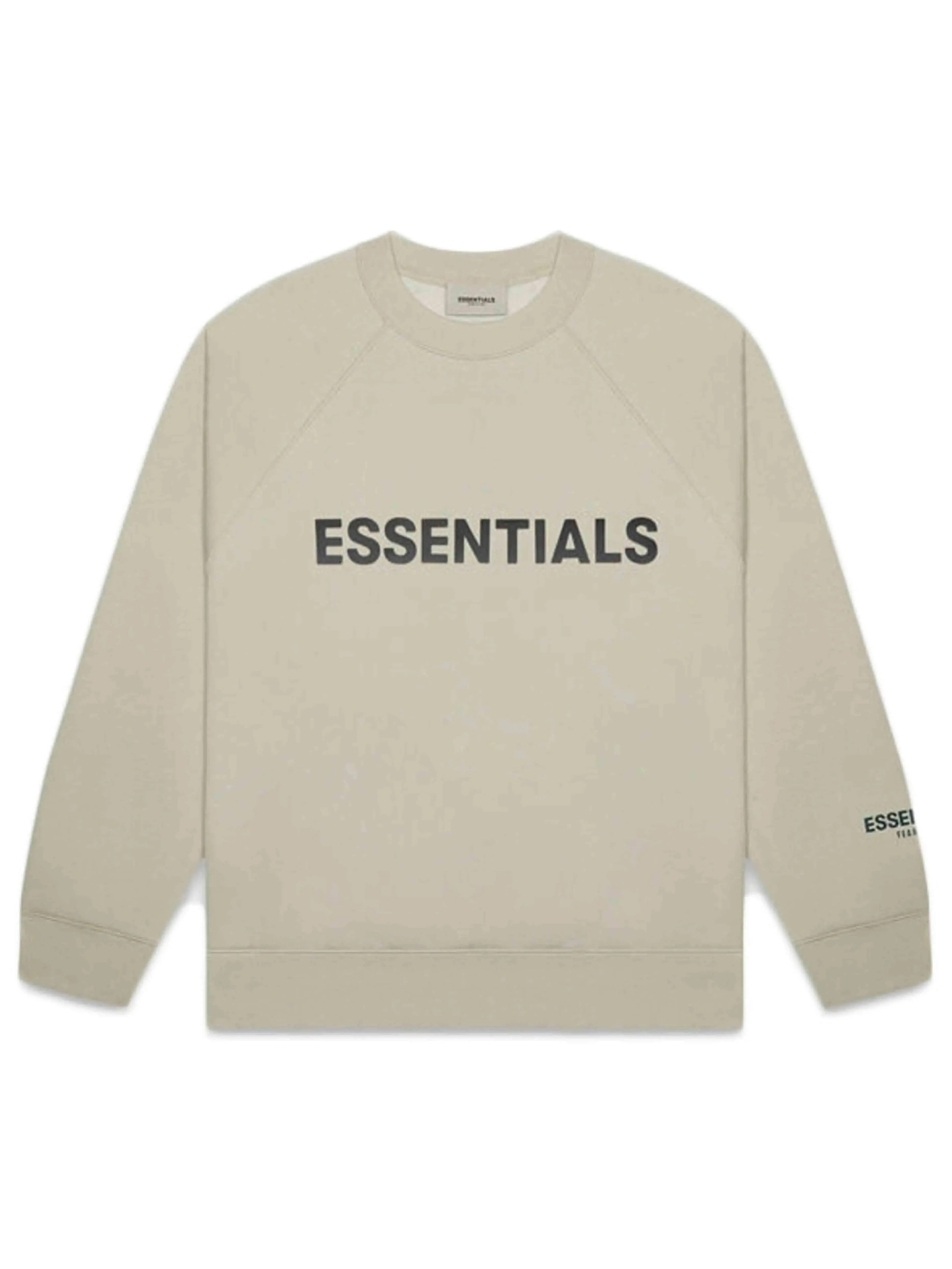 Fear Of God Essentials 3D Applique Logo Crewneck Moss [FW20]