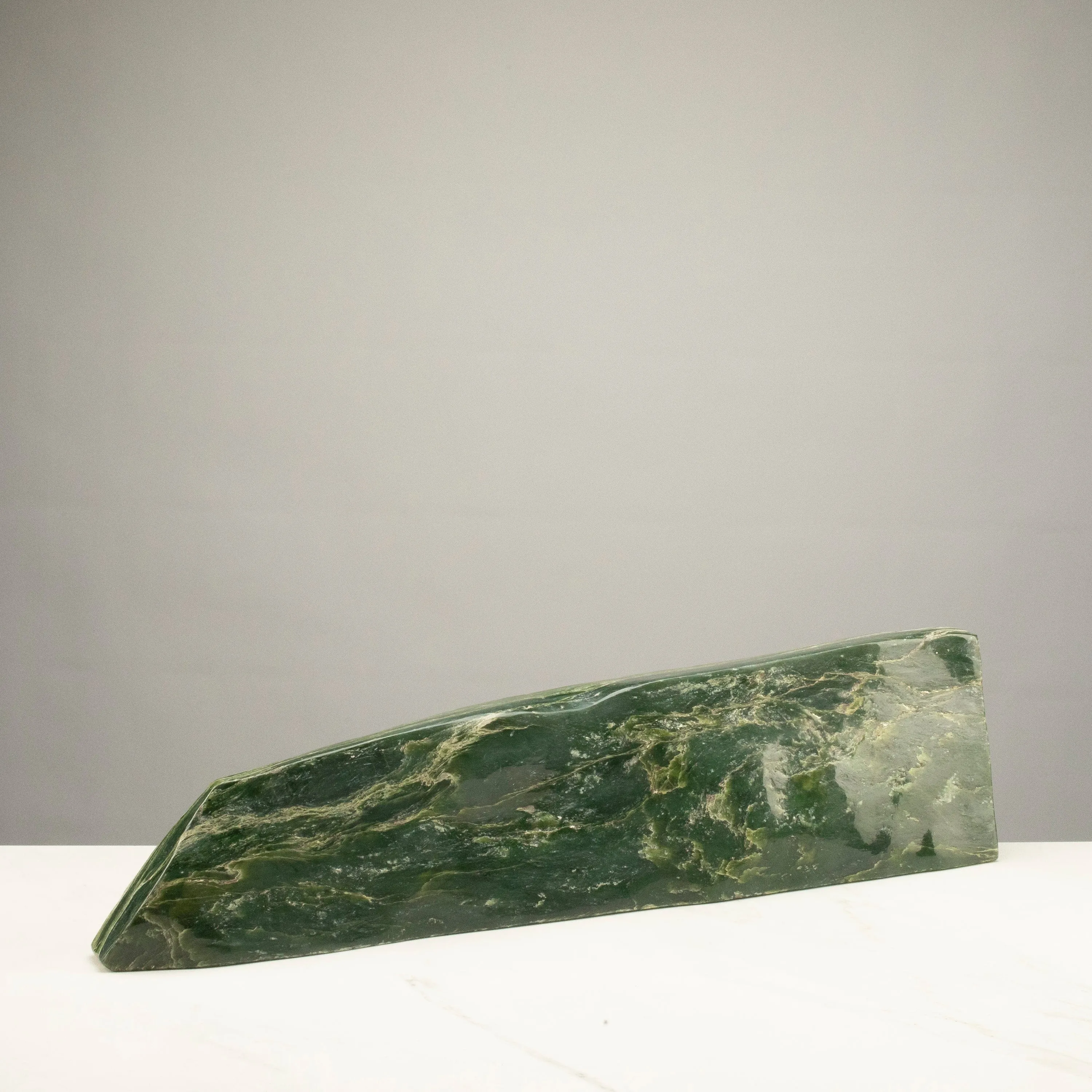 Freeform Nephrite Jade Tower from Afghanistan - 26 / 36 lbs