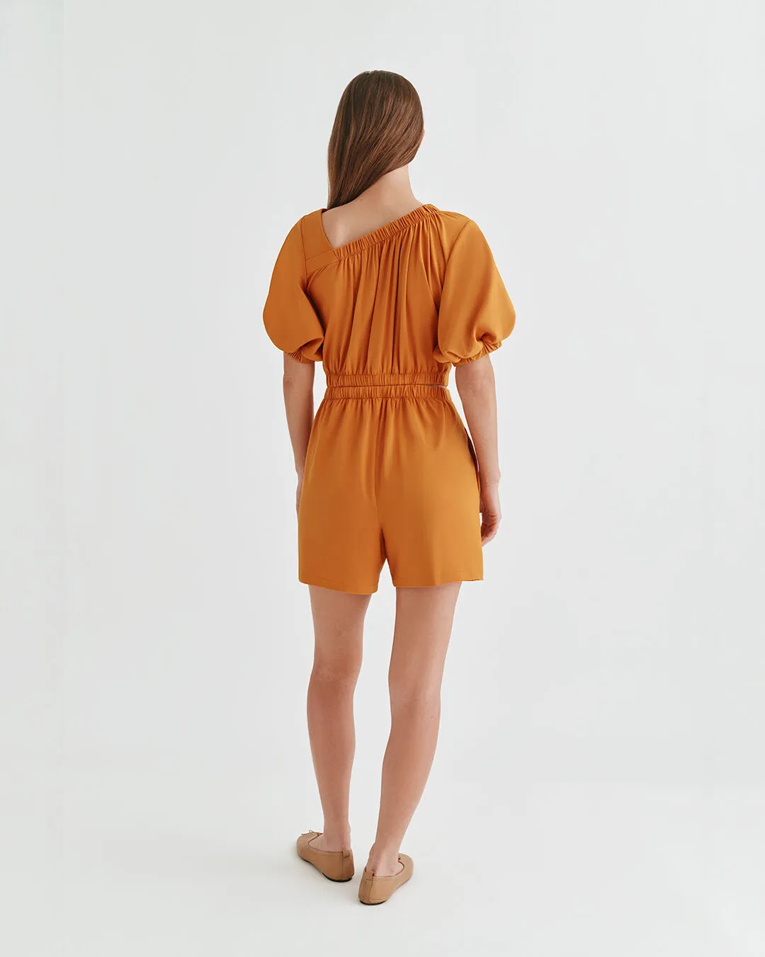 Gathered Front Jumpsuit