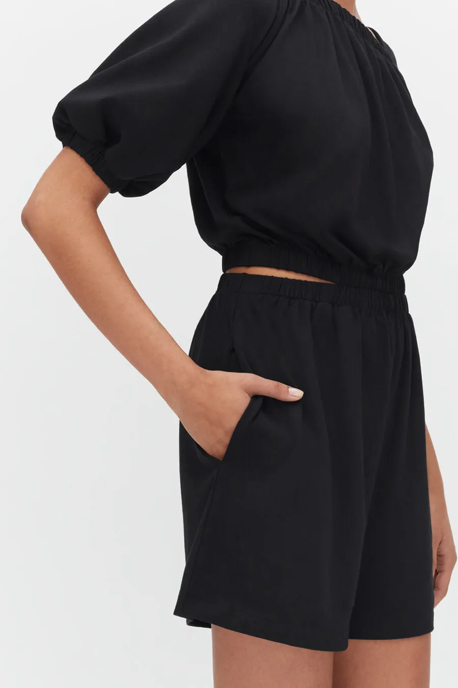 Gathered Front Jumpsuit