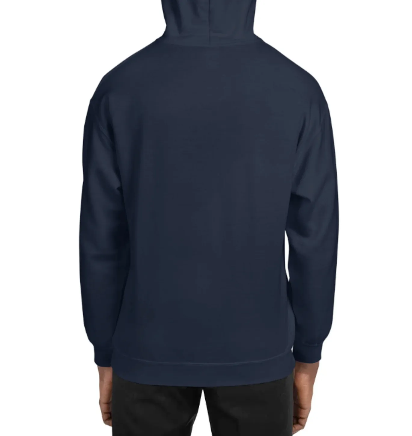 GILDAN DAILY COUNTRY CLUB HOODIE - NAVY/ SPORT GREY