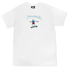 Gonz Tee (White/Blue)