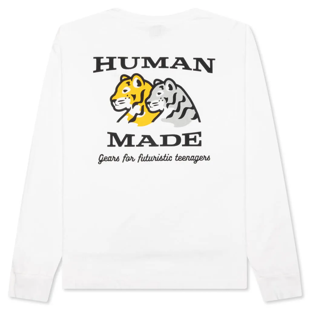 Graphic L/S T-Shirt #1 - White