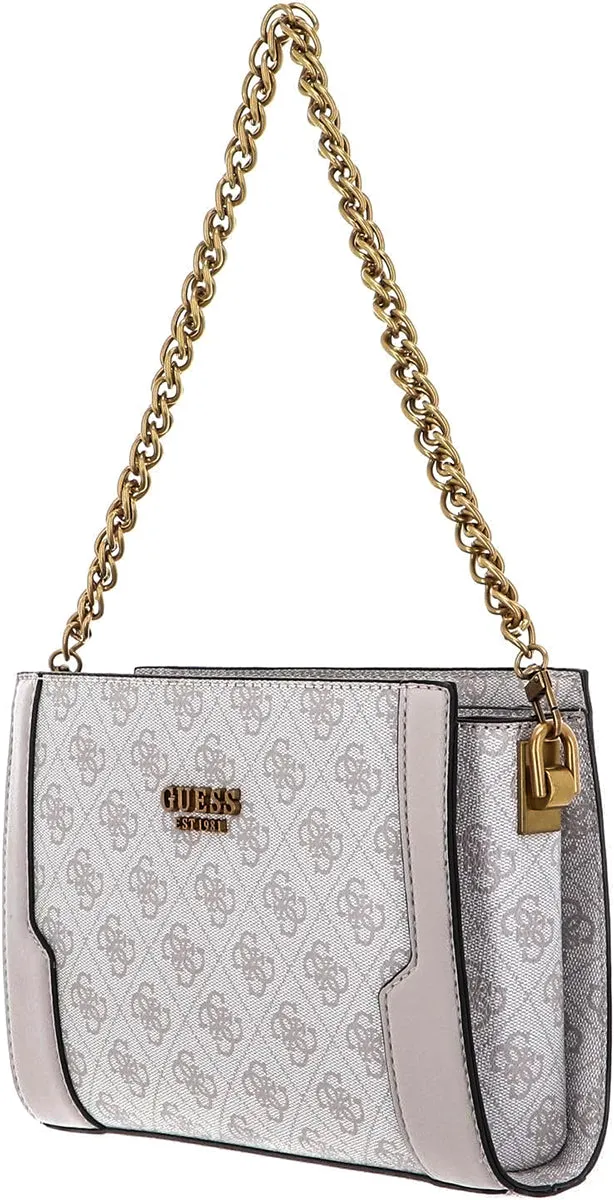 Guess Ajiona 4G Logo Bag In Light Pink